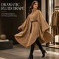 ✨👚Women’s Elegant Stand-Collar Cape Coat