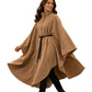 ✨👚Women’s Elegant Stand-Collar Cape Coat