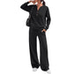 👗✨Women's Effortless Top & Wide-leg Pants Set✨𝘉𝘶𝘺 𝘢𝘯𝘺 2 𝘢𝘯𝘥 𝘨𝘦𝘵 𝘢𝘯 𝘦𝘹𝘵𝘳𝘢 8% 𝘥𝘪𝘴𝘤𝘰𝘶𝘯𝘵
