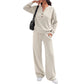 👗✨Women's Effortless Top & Wide-leg Pants Set✨𝘉𝘶𝘺 𝘢𝘯𝘺 2 𝘢𝘯𝘥 𝘨𝘦𝘵 𝘢𝘯 𝘦𝘹𝘵𝘳𝘢 8% 𝘥𝘪𝘴𝘤𝘰𝘶𝘯𝘵