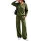 👗✨Women's Effortless Top & Wide-leg Pants Set✨𝘉𝘶𝘺 𝘢𝘯𝘺 2 𝘢𝘯𝘥 𝘨𝘦𝘵 𝘢𝘯 𝘦𝘹𝘵𝘳𝘢 8% 𝘥𝘪𝘴𝘤𝘰𝘶𝘯𝘵
