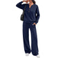 👗✨Women's Effortless Top & Wide-leg Pants Set✨𝘉𝘶𝘺 𝘢𝘯𝘺 2 𝘢𝘯𝘥 𝘨𝘦𝘵 𝘢𝘯 𝘦𝘹𝘵𝘳𝘢 8% 𝘥𝘪𝘴𝘤𝘰𝘶𝘯𝘵