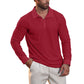 ⌛Limited-Time Offer-✨Men's Breathable Waffle Texture Collared Top