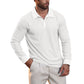 ⌛Limited-Time Offer-✨Men's Breathable Waffle Texture Collared Top