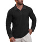⌛Limited-Time Offer-✨Men's Breathable Waffle Texture Collared Top