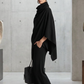 ⌛Limited-Time Offer-👗✨Women's Cowl Neck Cape & Wide-Leg Pants Set