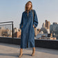 👗✨Women's Casual Loose Denim Shirt Dress