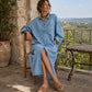 👗✨Women's Casual Loose Denim Shirt Dress