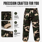 Men's Camouflage Drawstring Athletic Cargo Pants