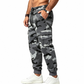 Men's Camouflage Drawstring Athletic Cargo Pants