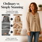 ✨👚Women's V Neck Knit Sweater