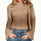 ✨👚Flattering Asymmetric Ruffle Top