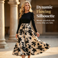 👗✨Floral Long Sleeve A-Line Maxi Dress for Women