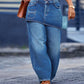 ✨Women's Layered Skirt Over Denim Jeans