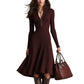 ⌛Limited-Time Offer-👗✨Women’s Ribbed Knit Slim Fit Half-Zip Dress