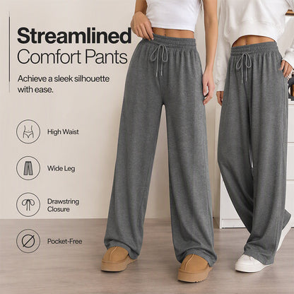 ⌛Limited-Time Offer-✨Women's High Waisted Wide-Leg Drawstring Pants