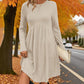 👗✨Women's Ribbed Knit A-Line Midi Dress
