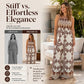 👗✨Women's Bohemian Print Smocked Jumpsuit