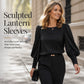 ✨👚 Elevated Everyday Style | Women's Lantern-Sleeve Relaxed Blouse