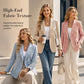 ✨👚Women's Casual Double-Breasted Blazer Jacket
