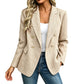 ✨👚Women's Casual Double-Breasted Blazer Jacket