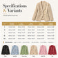 ✨👚Women's Casual Double-Breasted Blazer Jacket