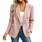 ✨👚Women's Casual Double-Breasted Blazer Jacket