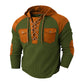 ✨Men's Casual Waffle Knit Hooded Sweatshirt
