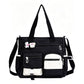 ✨Large Capacity Multi-Pocket Canvas Tote Bag