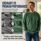 Men's Loose-Fit Long Sleeve T-Shirt
