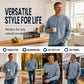 Men's Loose-Fit Long Sleeve T-Shirt