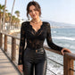 🌸 50% OFF NOW!  Women's Sexy V-Neck Floral Lace Top