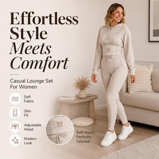 ✨🍁New Fall Collection-Women's Cinched Waist Hoodie & Pants Set