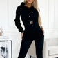 ✨🍁New Fall Collection-Women's Cinched Waist Hoodie & Pants Set