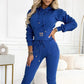 ✨🍁New Fall Collection-Women's Cinched Waist Hoodie & Pants Set
