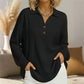 ✨🍁New Fall Collection-Women's V-Neck Waffle Knit Long Sleeve Top