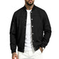 Men's Faux Suede Bomber Jacket