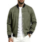 Men's Faux Suede Bomber Jacket