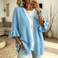 ✨👚Women's Ruffle Sleeve Knit Cardigan
