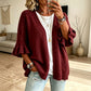 ✨👚Women's Ruffle Sleeve Knit Cardigan