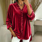 ✨👚Women's Solid Color Ruffle Neck Blouse