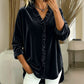✨👚Women's Solid Color Ruffle Neck Blouse