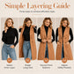 ✨🍁New Fall Collection-Women's Breasted Long Vest with Pockets