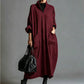 👗✨Women's Loose Draping Dress with Pockets