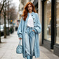 ✨🧶 Cozy Length, Effortless Layers | Women's Chunky Knit Long Sweater Coat