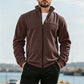 ✨Men's Stand Collar Zip-Up Warm Jacket