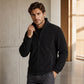 ✨Men's Stand Collar Zip-Up Warm Jacket