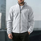 ✨Men's Stand Collar Zip-Up Warm Jacket