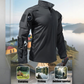 🦾 Built Tough, Moves Easy | Men's Multi-Pocket Quarter-Zip Tactical Top