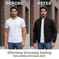 Men's Classic Bomber Jacket with Zip Front